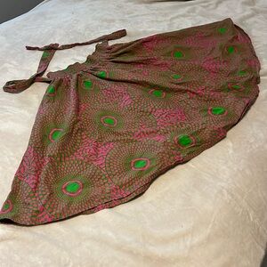 Pink & Green African Print Skirt ‼️READ CAPTION🚨